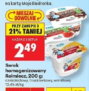 Serek homogenizowany w ofercie sklepu Biedronka