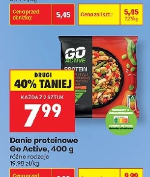 Danie proteinowe Go Active w ofercie sklepu Biedronka