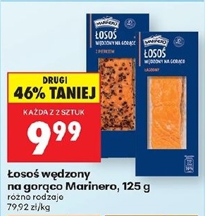 Łosoś wędzony na gorąco Marinero w ofercie sklepu Biedronka