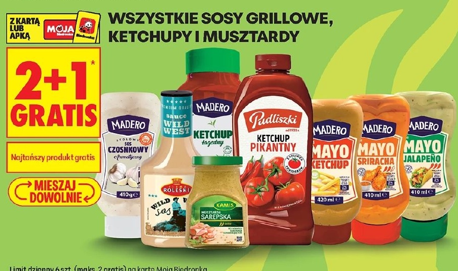 sos grillowy Madero w ofercie sklepu Biedronka