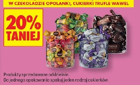cukierki trufle Wawel w ofercie sklepu Biedronka