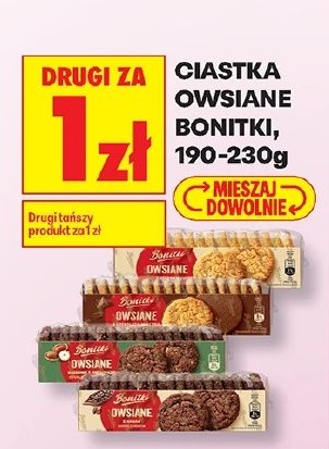 Ciastka owsiane Bonitki w ofercie sklepu Biedronka