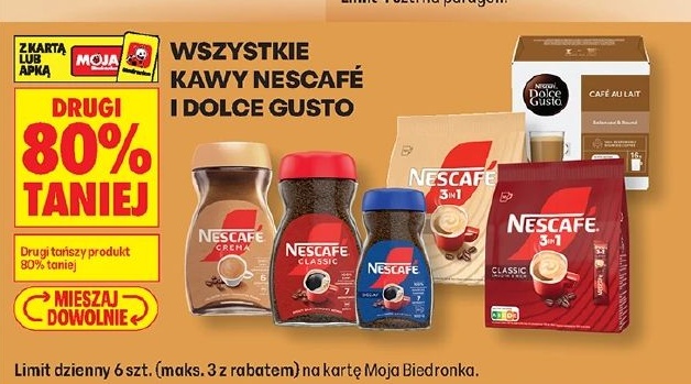 kawa Nescafé w ofercie sklepu Biedronka