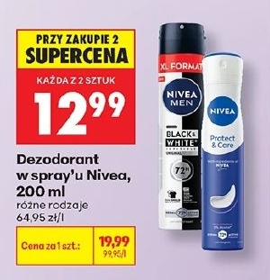 Dezodorant w spray'u Nivea w ofercie sklepu Biedronka