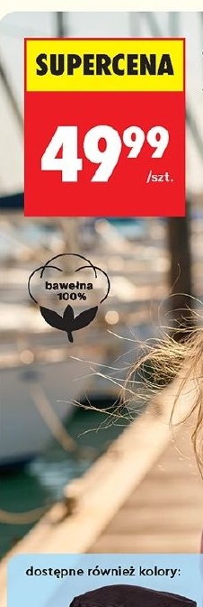bawełna 100% w ofercie sklepu Biedronka