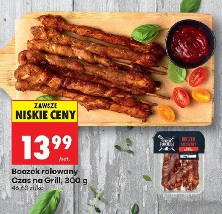 Boczek rolowany Czas na Grill w ofercie sklepu Biedronka