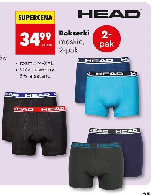 Bokserki w ofercie sklepu Biedronka