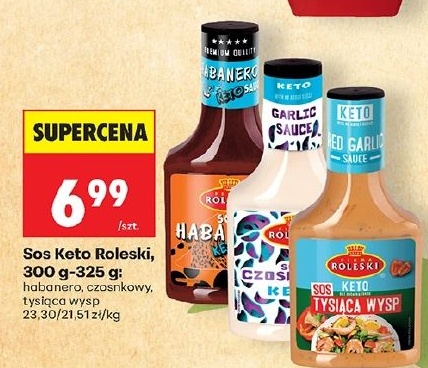 Sos Keto Roleski w ofercie sklepu Biedronka