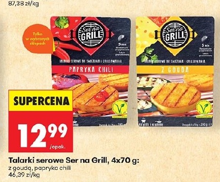 Talarki serowe Ser na Grill w ofercie sklepu Biedronka