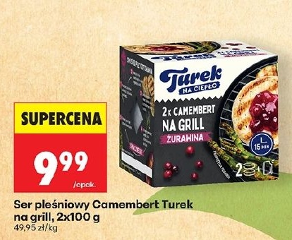 Ser pleśniowy Camembert Turek w ofercie sklepu Biedronka