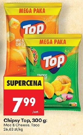 Chipsy Top w ofercie sklepu Biedronka