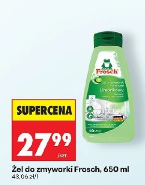 Żel do zmywarki Frosch w ofercie sklepu Biedronka