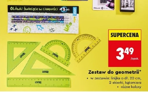 Zestaw do geometrii w ofercie sklepu Biedronka