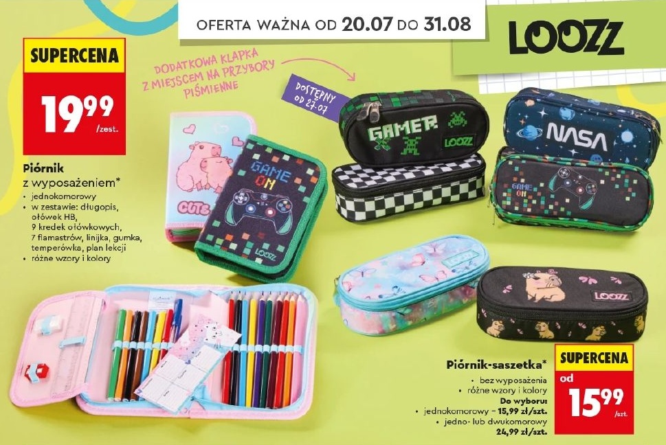 Piórnik w ofercie sklepu Biedronka