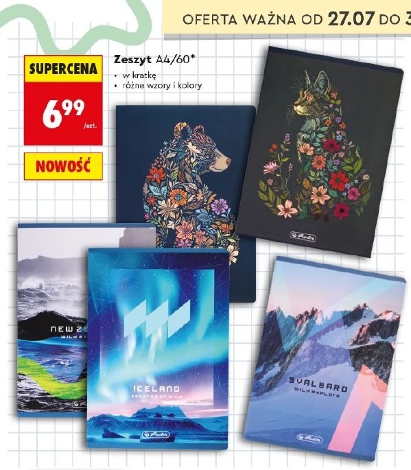 Zeszyt w ofercie sklepu Biedronka