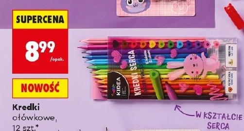 Kredki ołówkowe w ofercie sklepu Biedronka