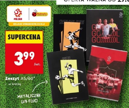 Zeszyt A5 w ofercie sklepu Biedronka