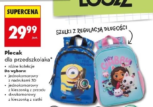plecak w ofercie sklepu Biedronka