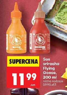 Flying Goose Sos sriracha w ofercie sklepu Biedronka