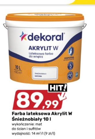 Akrylit W w ofercie sklepu BRICOMARCHE