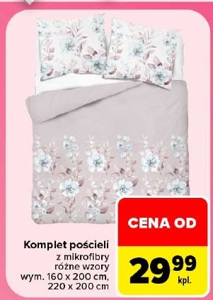 Komplet pościeli w ofercie sklepu Carrefour