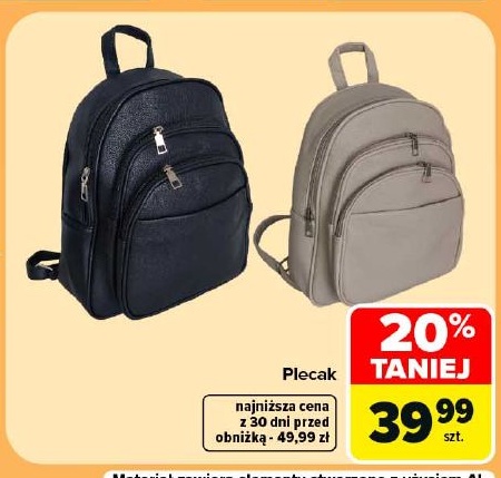 plecak w ofercie sklepu Carrefour
