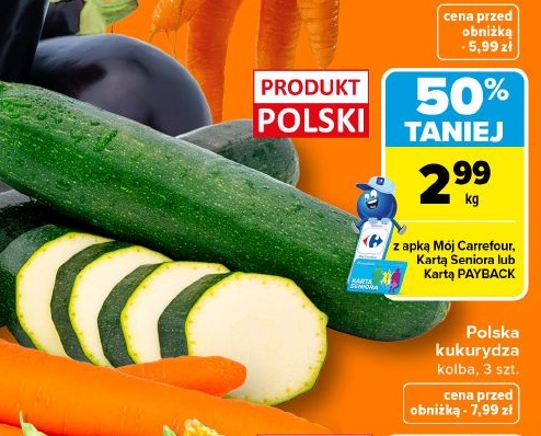 Cukinia w ofercie sklepu Carrefour