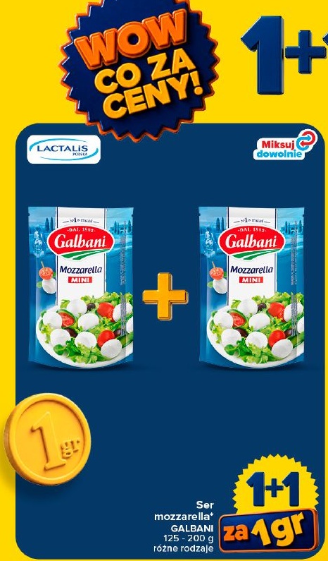 Ser Mozzarella Galbani w ofercie sklepu Carrefour