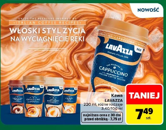 Kawa Lavazza w ofercie sklepu Carrefour