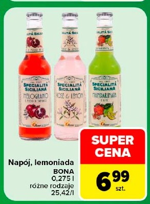 Napój, lemoniada BONA w ofercie sklepu Carrefour