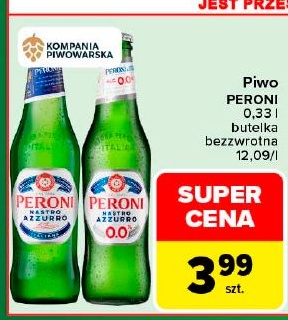 Piwo Peroni w ofercie sklepu Carrefour