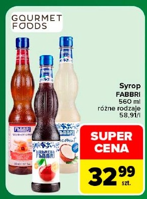 Syrop Fabbri w ofercie sklepu Carrefour