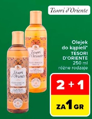Olejek do kąpieli TESORI D'ORIENTE w ofercie sklepu Carrefour