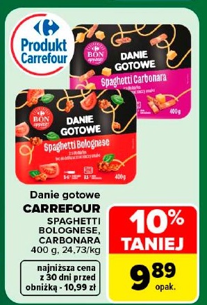 Danie gotowe w ofercie sklepu Carrefour