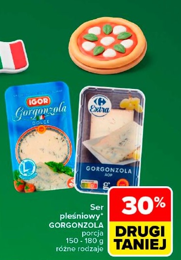 Ser pleśniowy Gorgonzola w ofercie sklepu Carrefour