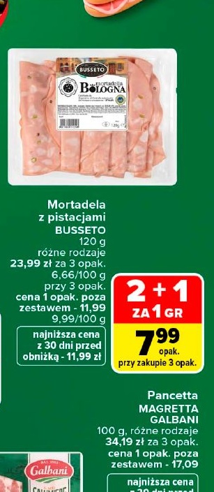 Mortadela z pistacjami w ofercie sklepu Carrefour
