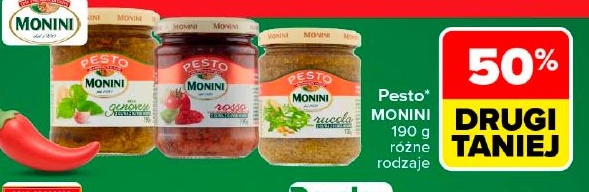 Pesto Monini w ofercie sklepu Carrefour
