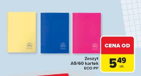 zeszyt w ofercie sklepu Carrefour