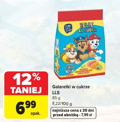 Galaretki w cukrze LLS w ofercie sklepu Carrefour