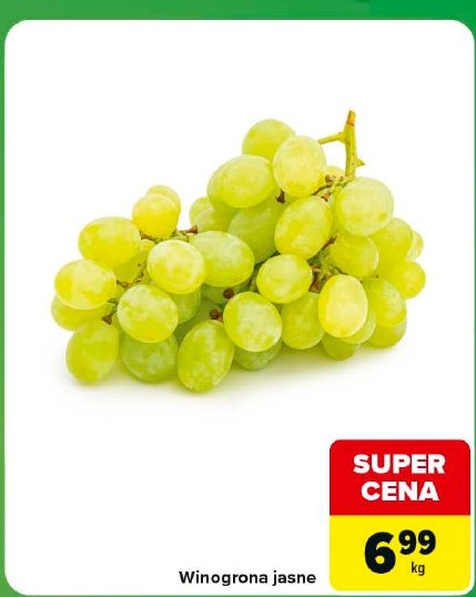 Winogrona jasne w ofercie sklepu Carrefour Express
