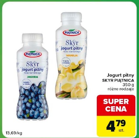 Jogurt pitny skyr w ofercie sklepu Carrefour Express