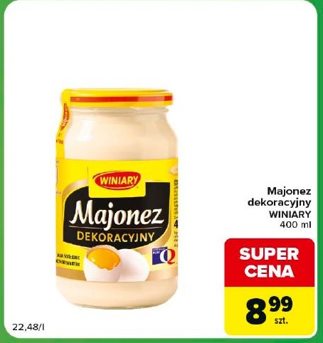Majonez dekoracyjny w ofercie sklepu Carrefour Express