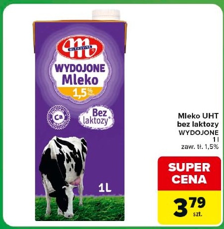 Mleko 1,5% w ofercie sklepu Carrefour Express