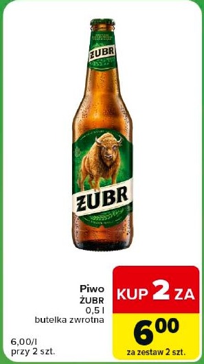 Żubr w ofercie sklepu Carrefour Express