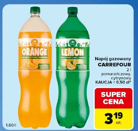 Napój gazowany Carrefour w ofercie sklepu Carrefour Express