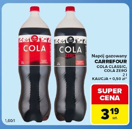 Napój gazowany Carrefour w ofercie sklepu Carrefour Market