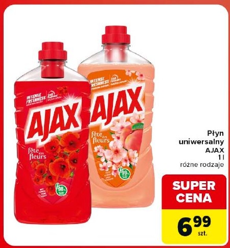 Płyn uniwersalny Ajax w ofercie sklepu Carrefour Market