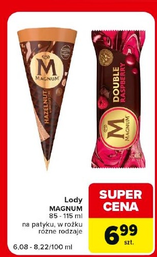 Lody Magnum w ofercie sklepu Carrefour Market