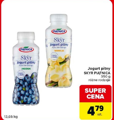 Jogurt pitny skyr w ofercie sklepu Carrefour Market