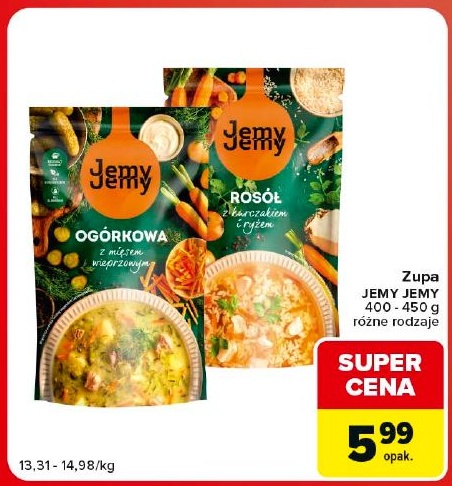 Zupa Jemy Jemy w ofercie sklepu Carrefour Market